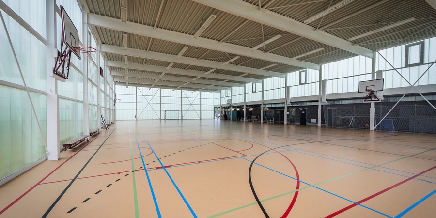 Binnenkant Buurtsporthal Kiel Binnenkant Buurtsporthal Kiel